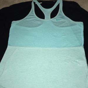 NIKE blue dri-fit tank
